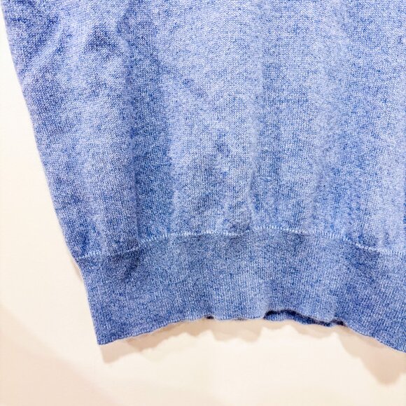 NAADAM Blue Cashmere Knit Sweater Women | Soft Luxury Minimalist Pull | Small * - Picture 5 of 8